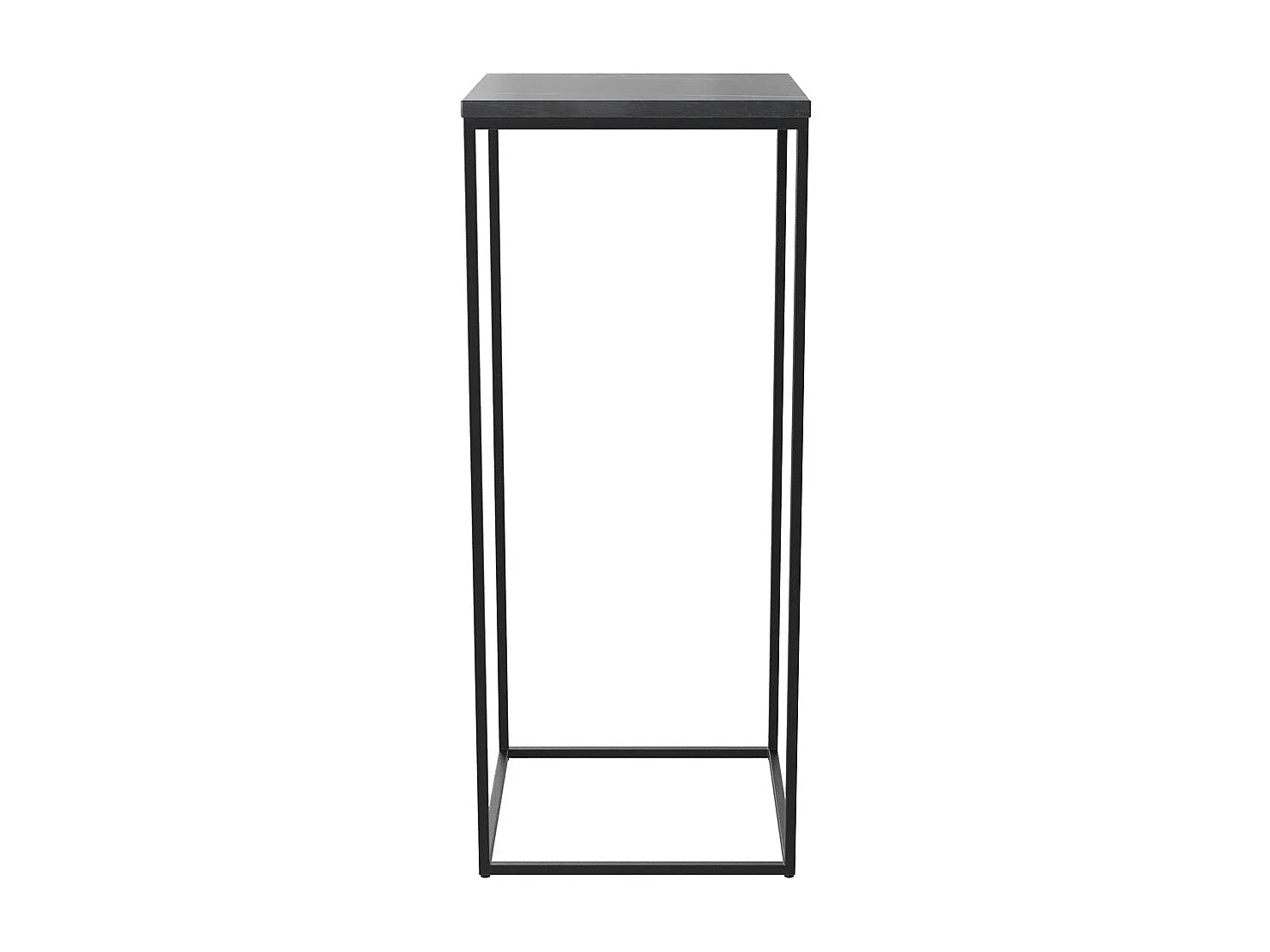 Silla de montar de mármol negro con patas de metal - Floki