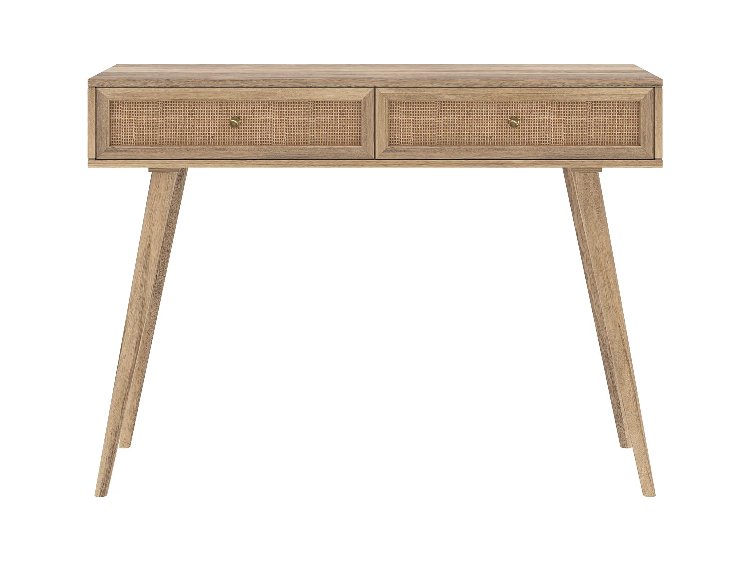 Consolle a 2 cassetti in legno di mango - Masala