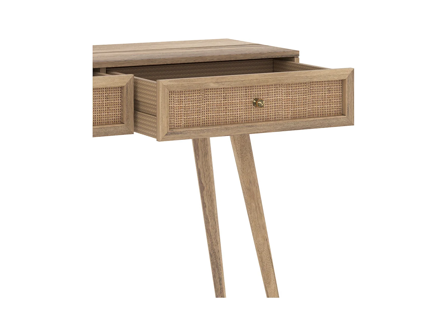 Consolle a 2 cassetti in legno di mango - Masala