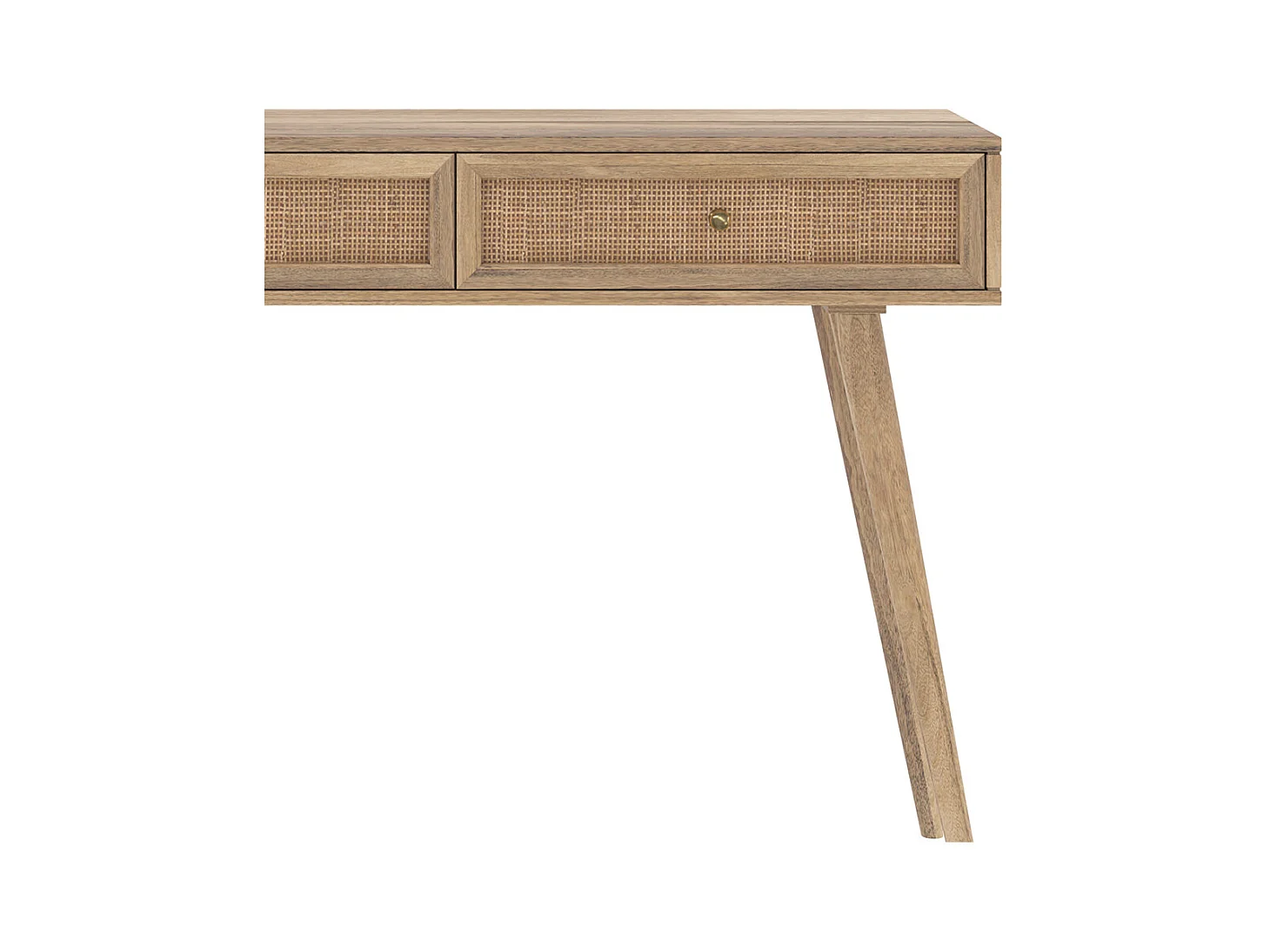 Consolle a 2 cassetti in legno di mango - Masala