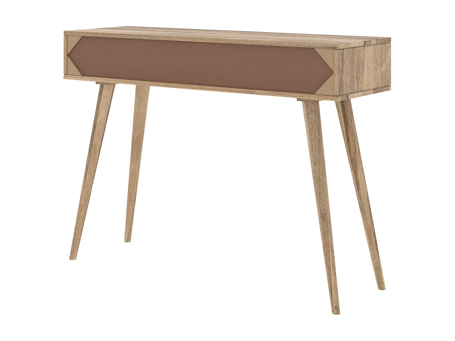 Consola de madera de mango con 2 cajones - Masala