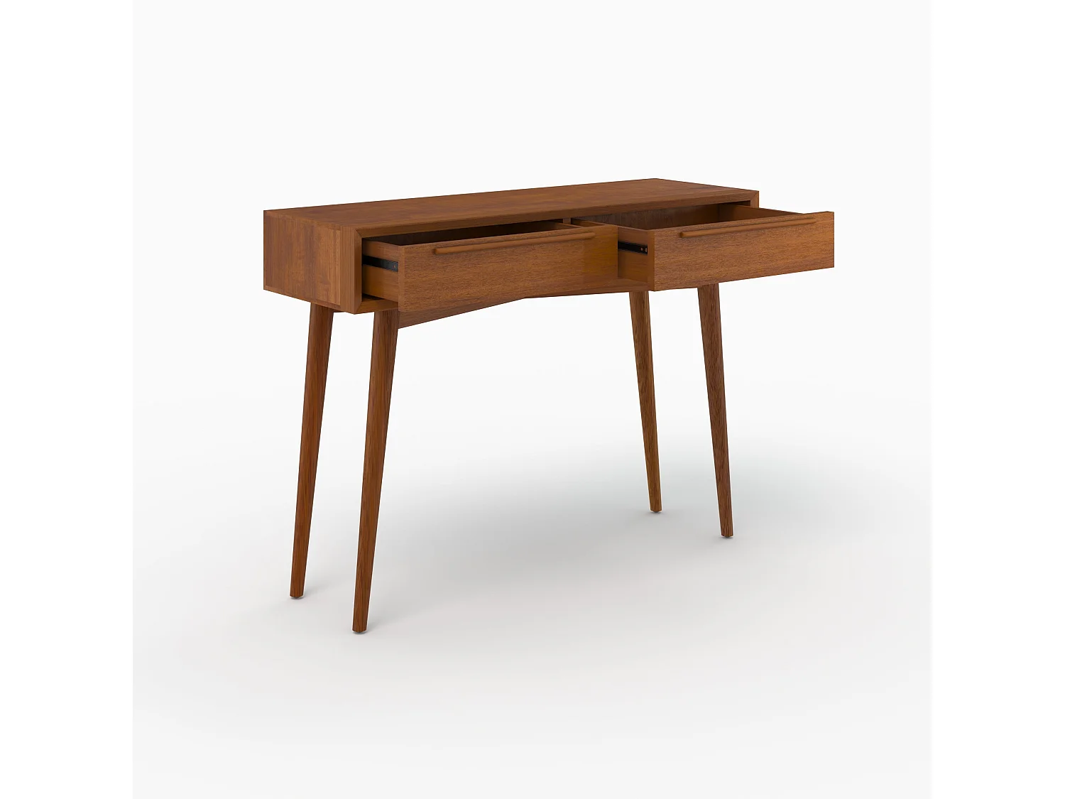 Console con 2 cassetti in legno di teak - Waya