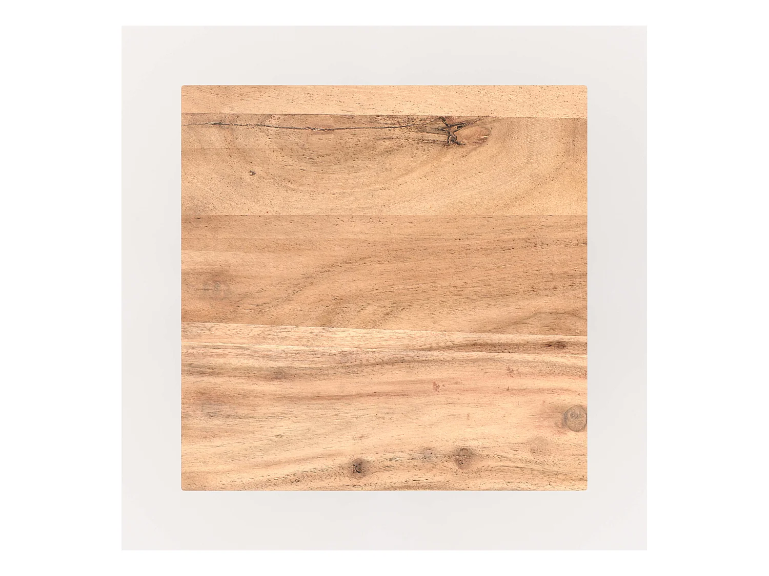 Piccolo tavolino  in legno di acacia e metallo - Shanghai