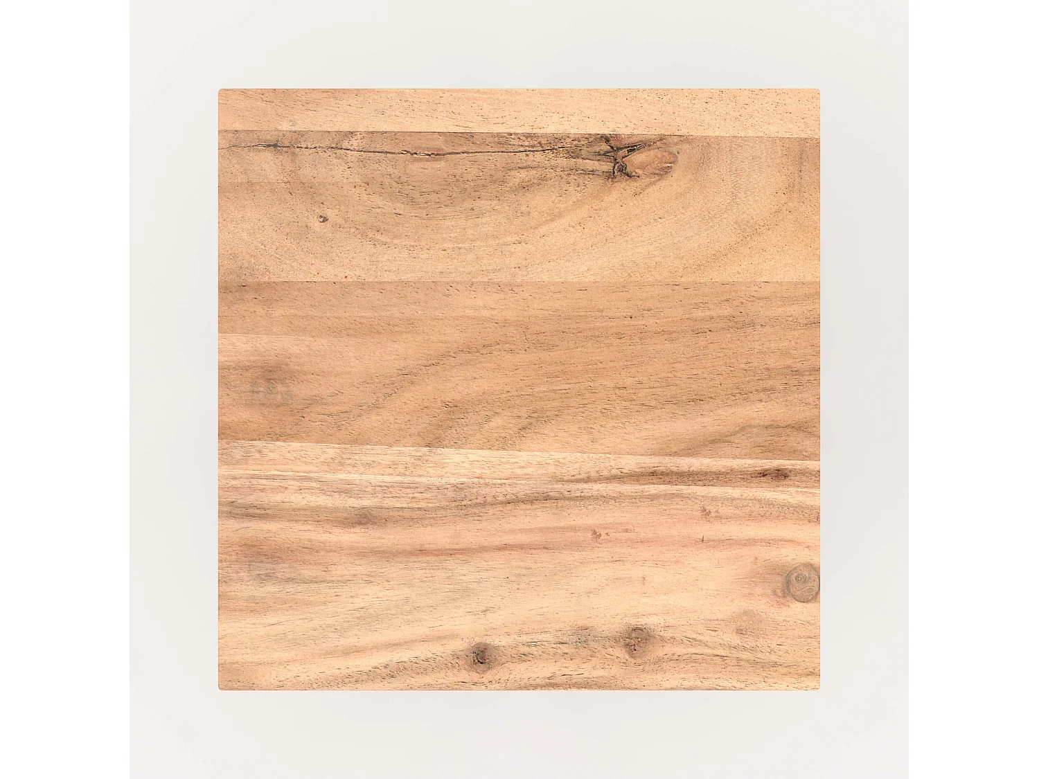 Petite sellette en bois d'acacia et métal - Shanghai