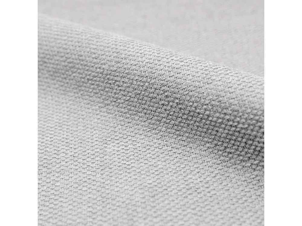 Silla de oficina giratoria ajustable de madera y tela gris - Louis