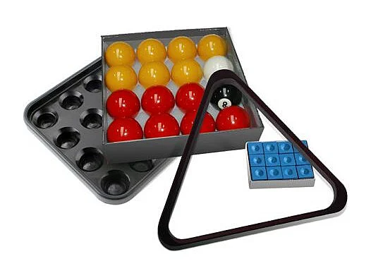 Pack billes billard pool en résine - Pool