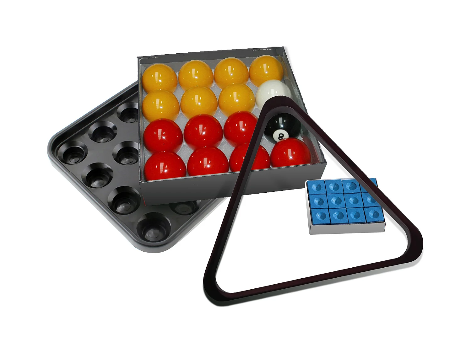Pack billes billard pool en résine - Pool