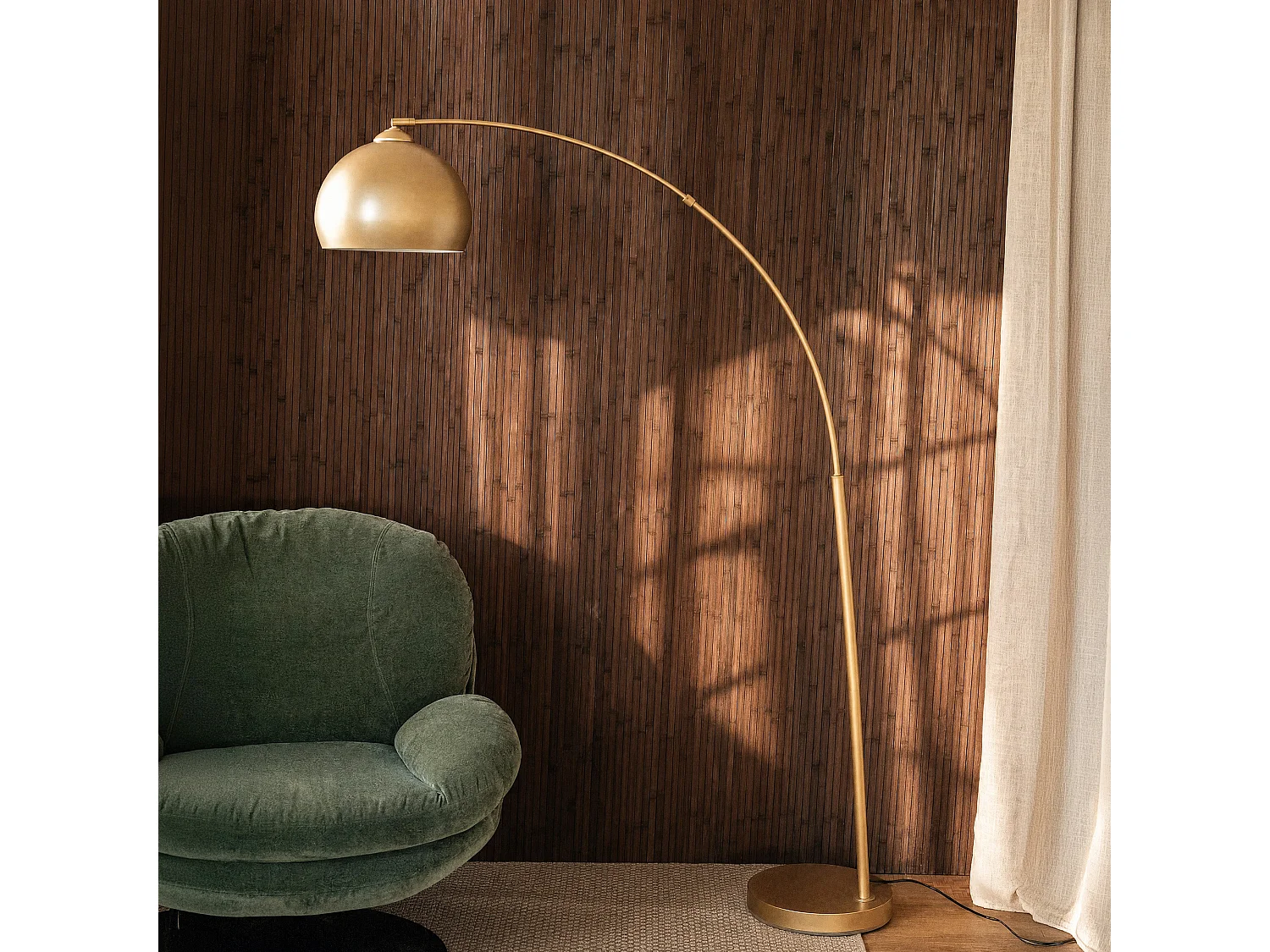 Lampadaio in metallo color ottone - Dinard