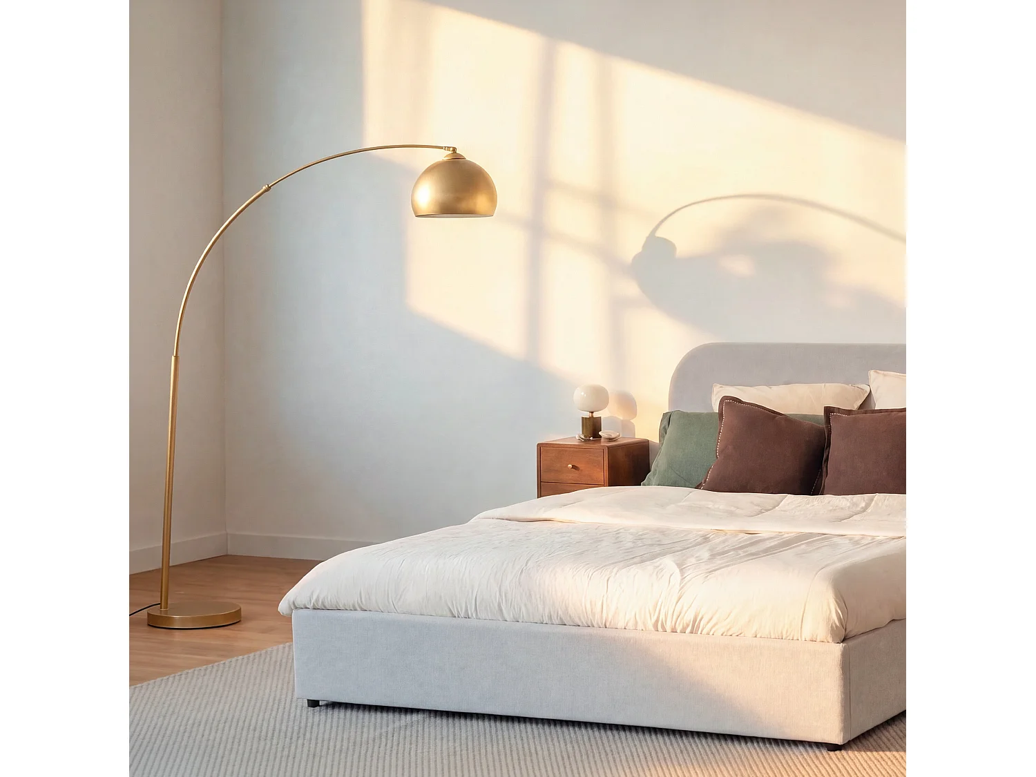 Lampadaio in metallo color ottone - Dinard