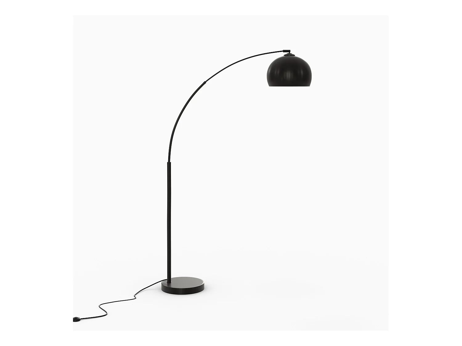 Lampadaire en métal noir - Dinard