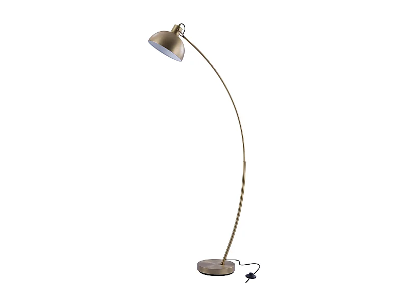 Lampadaire en métal couleur laiton - Jersey