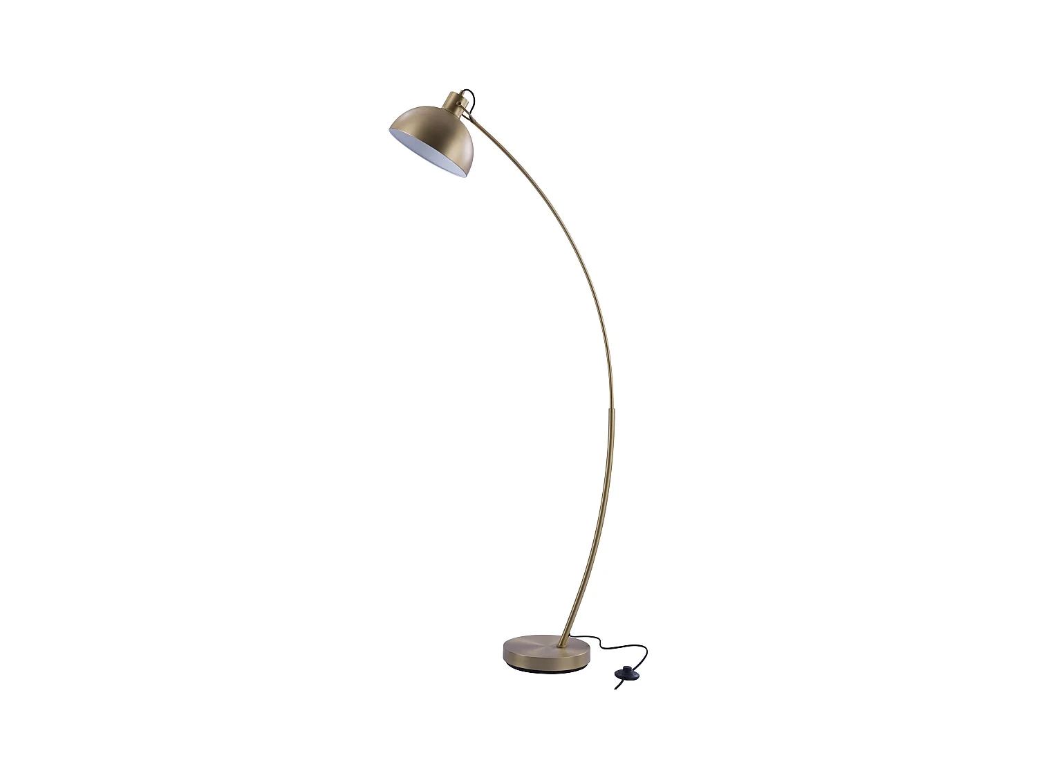 Lampadaire en métal couleur laiton - Jersey