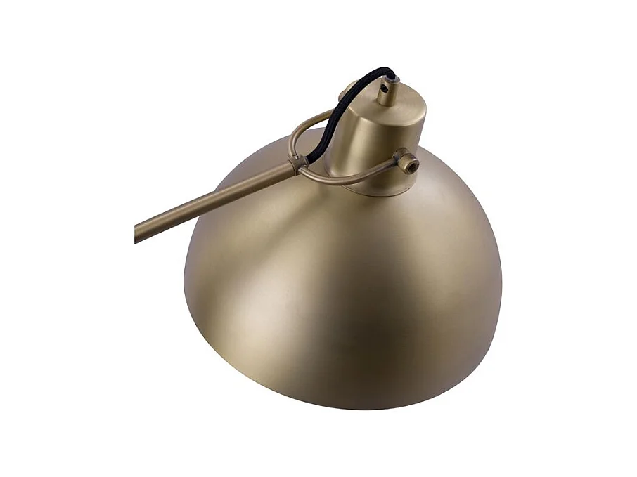 Lampadaire en métal couleur laiton - Jersey