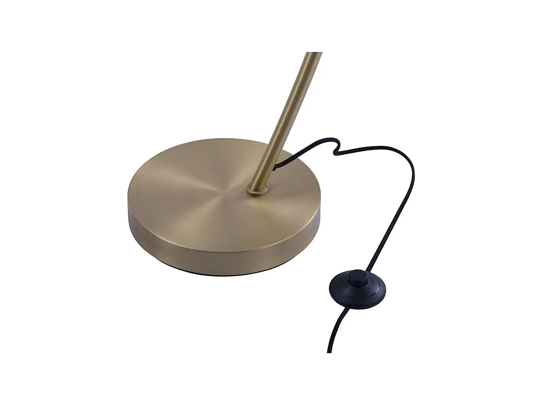 Lampadaire en métal couleur laiton - Jersey