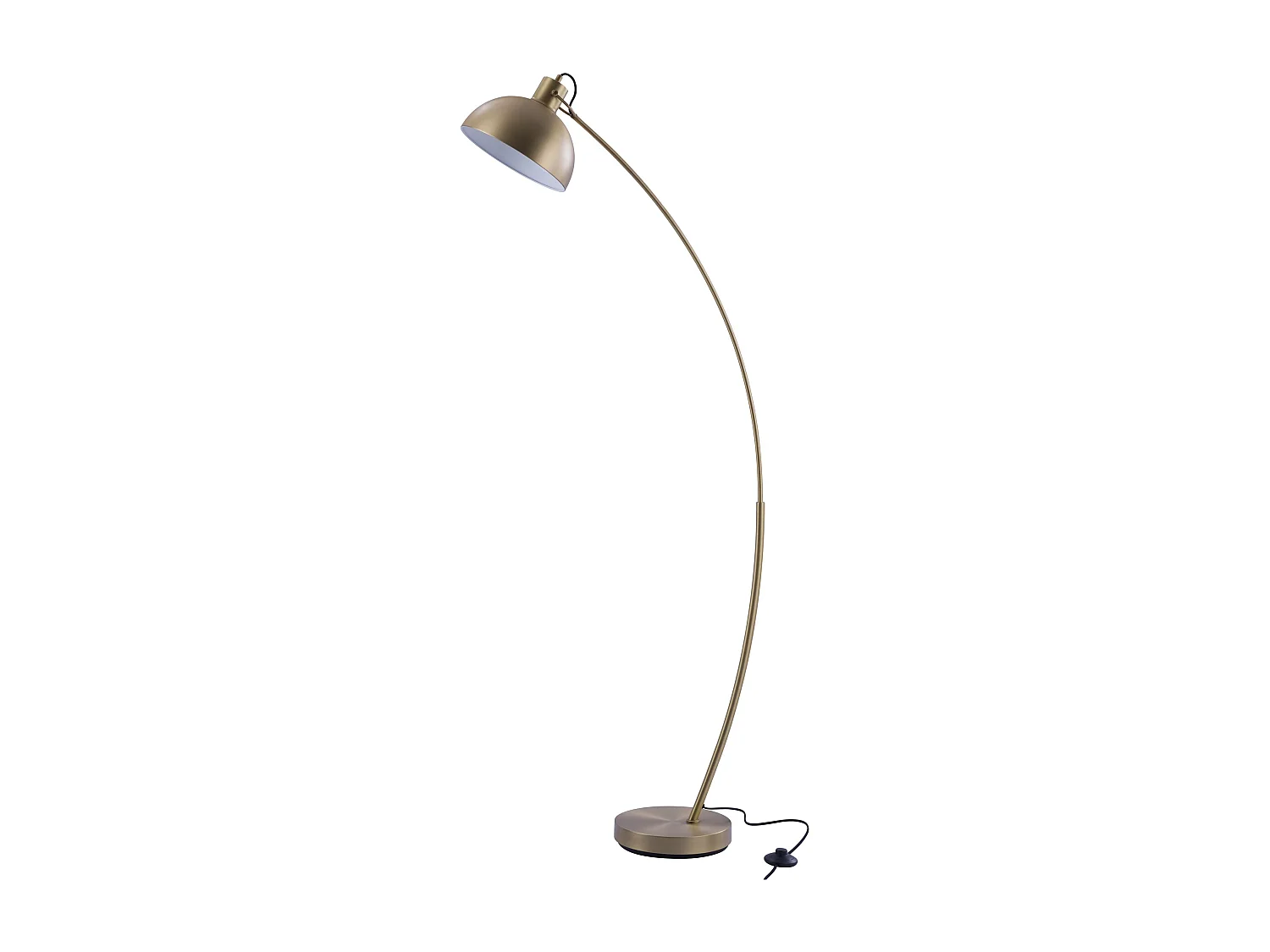 Lampadaire en métal couleur laiton - Jersey