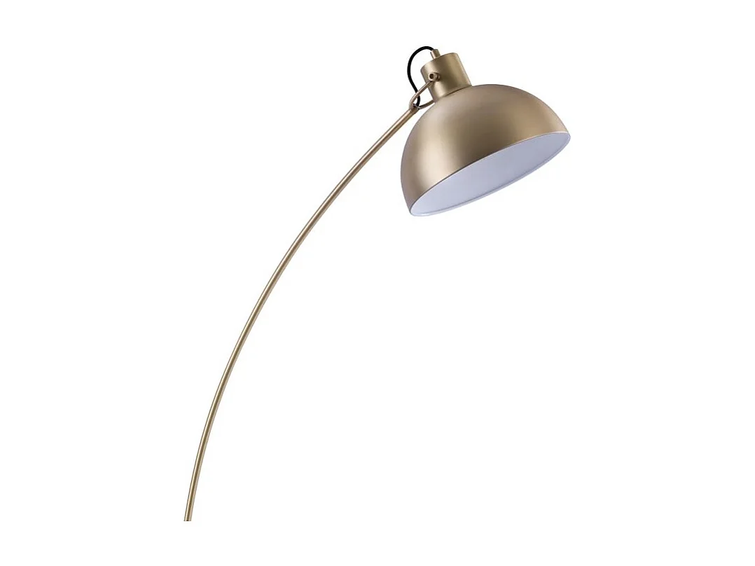 Lampadaire en métal couleur laiton - Jersey