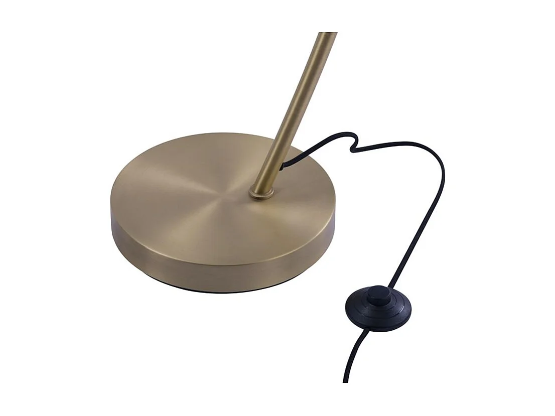 Lampadaire en métal couleur laiton - Jersey