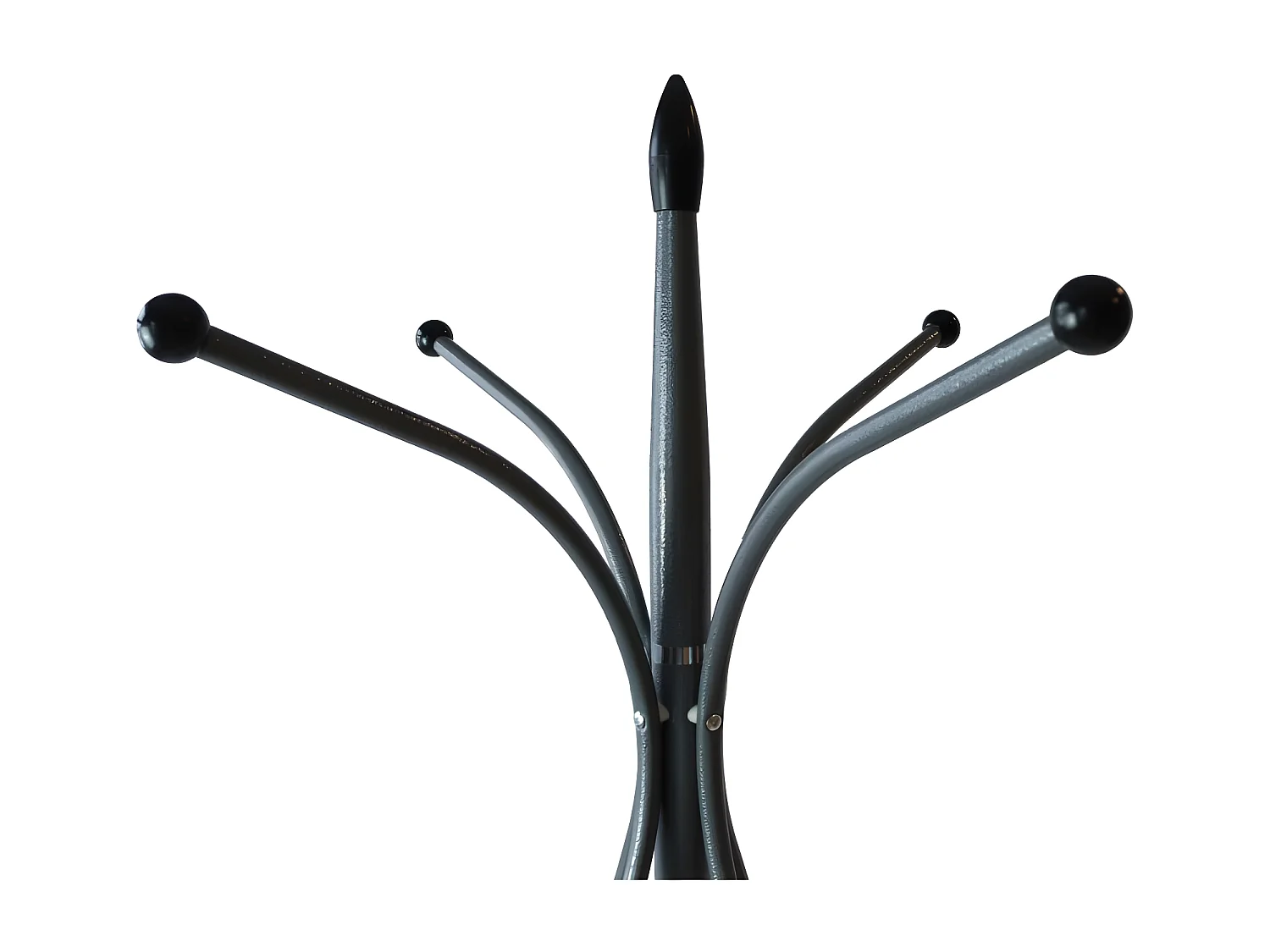 MARLIE - Garderobenständer mit Fuß im Glamour-Stil - 53x53x180 - 2 Ebenen