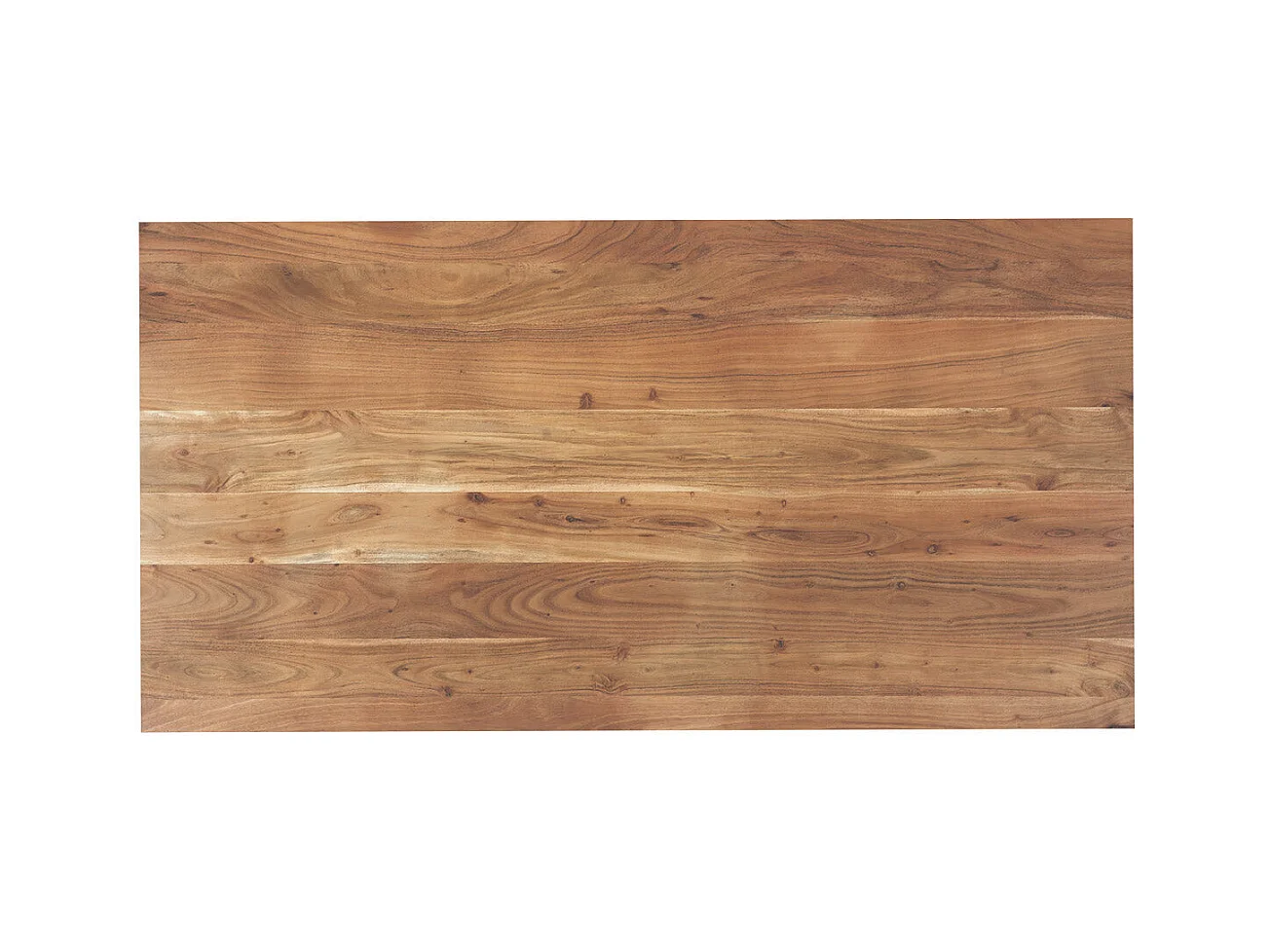 Table rectangulaire 6 personnes en bois d'acacia 175 cm - Pita