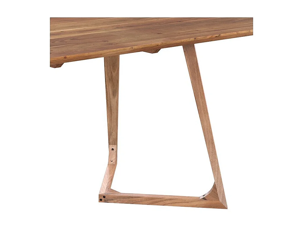 Mesa de comedor para 6 personas en madera de acacia 175 cm - Pita