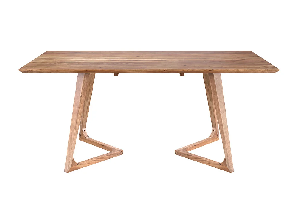 Mesa de comedor para 6 personas en madera de acacia 175 cm - Pita