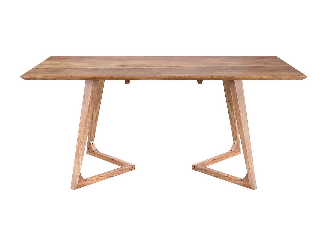 Mesa de comedor para 6 personas en madera de acacia 175 cm - Pita