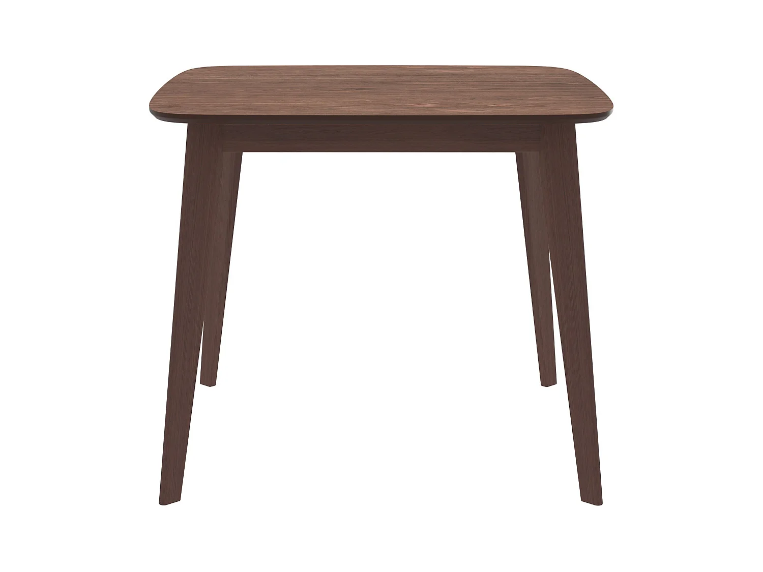 Tavolo quadrato in legno scuro per 4 persone 90 cm - Julio