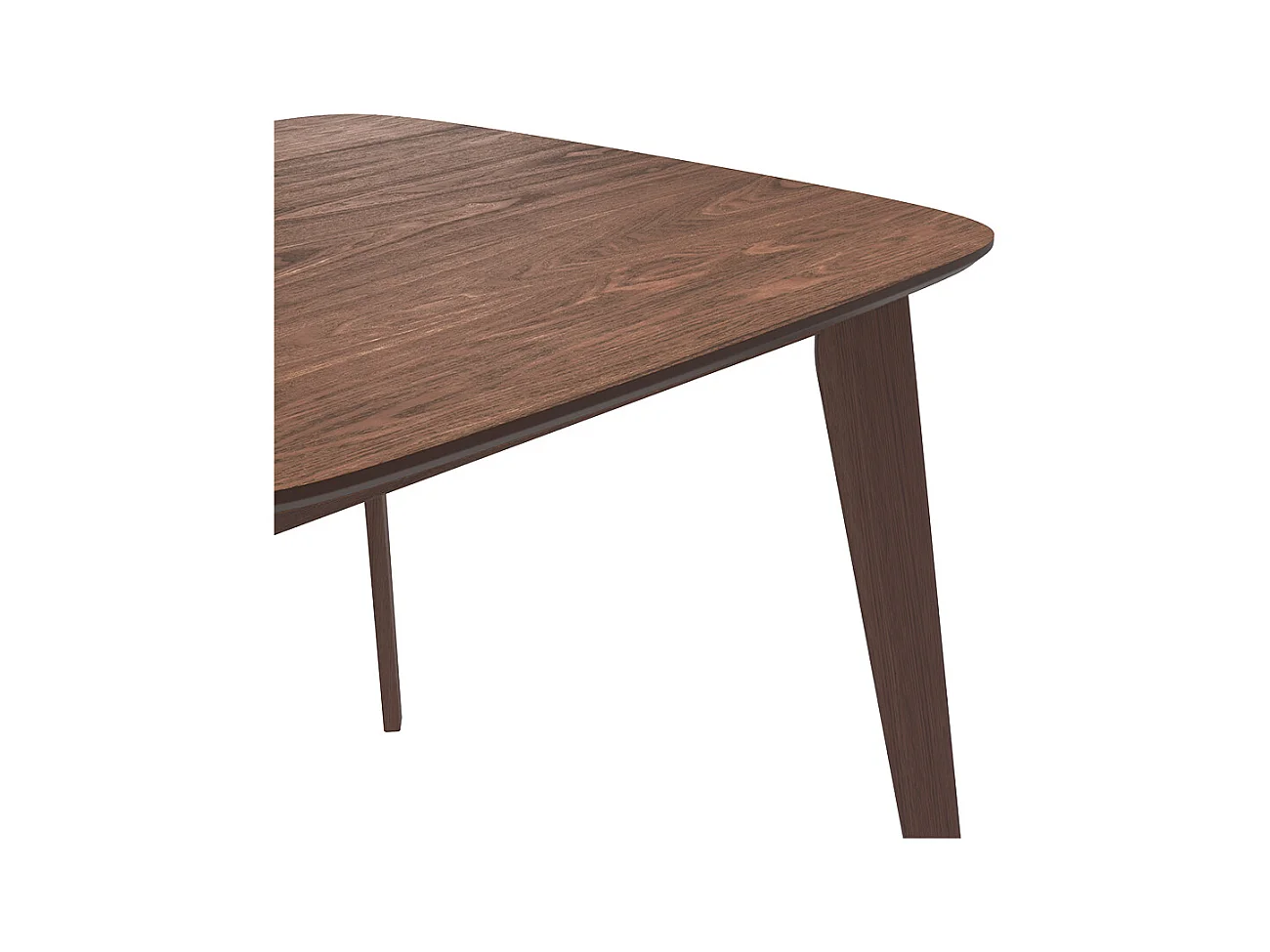 Tavolo quadrato in legno scuro per 4 persone 90 cm - Julio