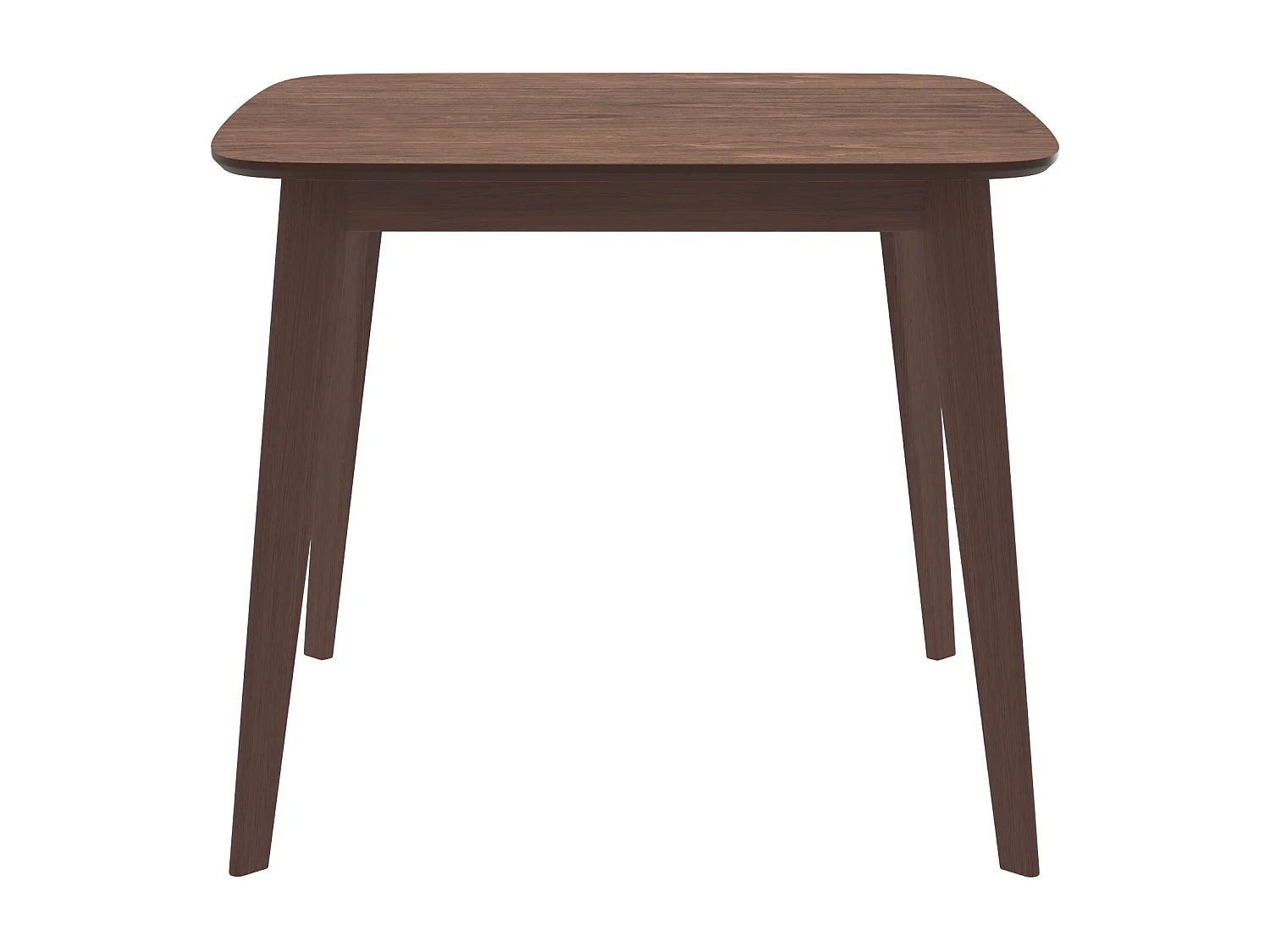 Tavolo quadrato in legno scuro per 4 persone 90 cm - Julio