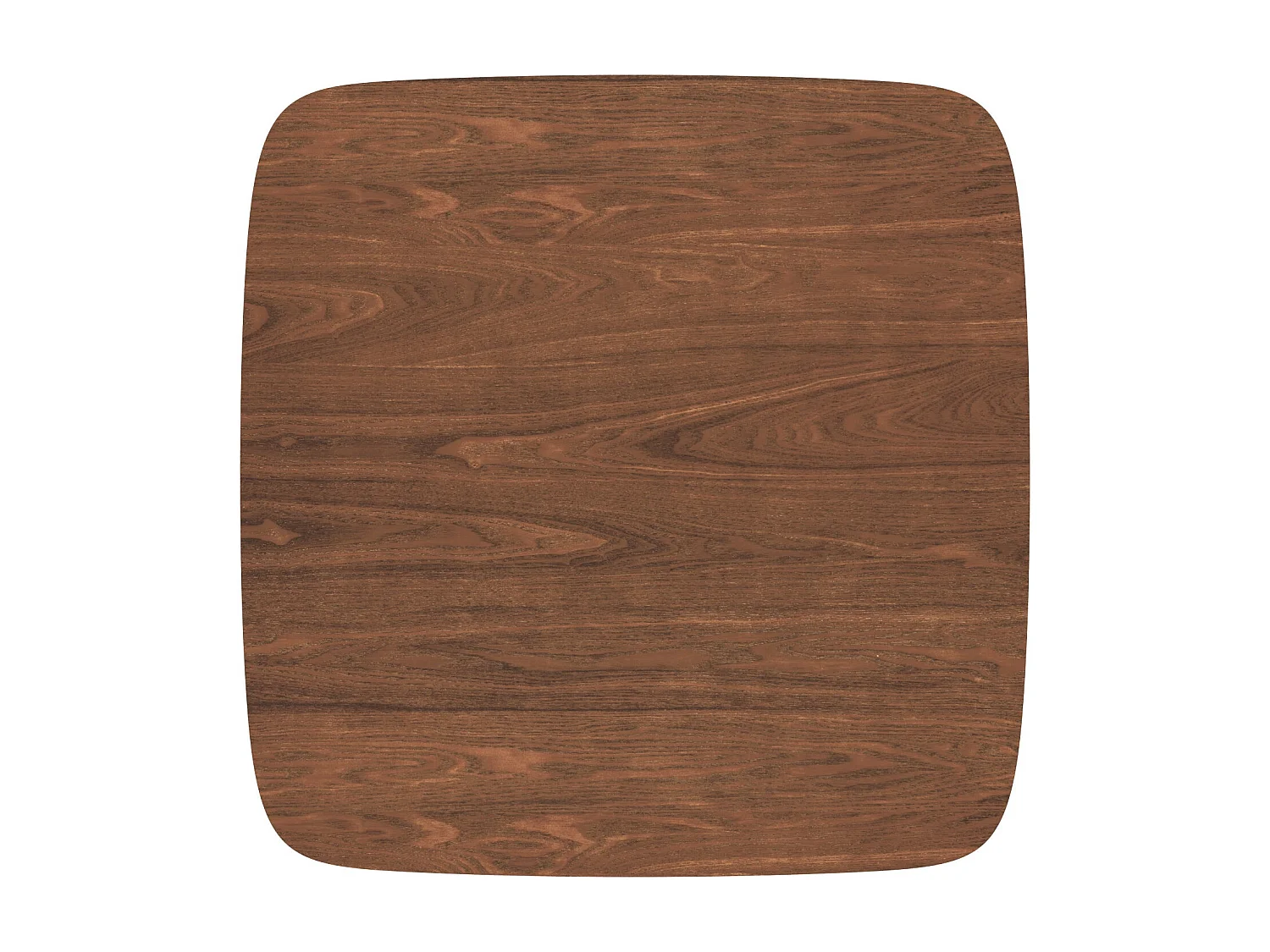 Tavolo quadrato in legno scuro per 4 persone 90 cm - Julio