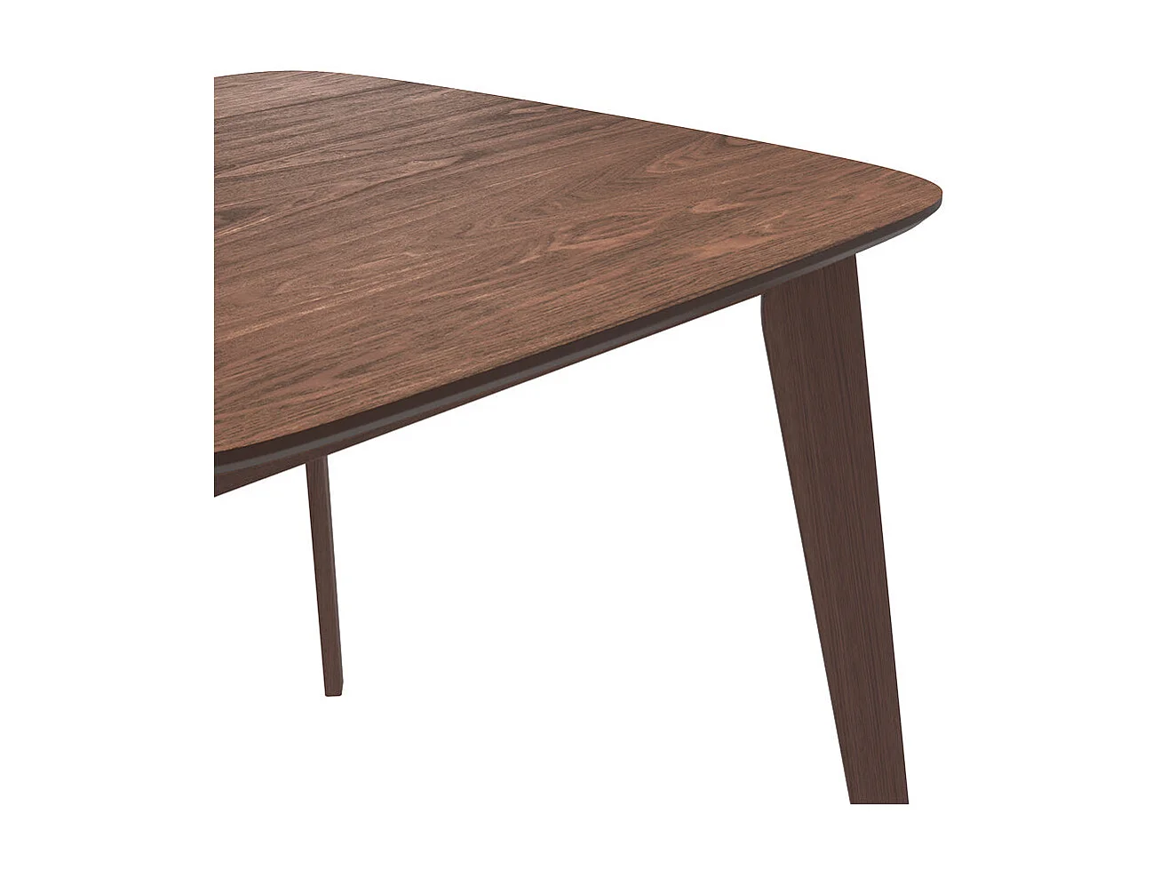 Tavolo quadrato in legno scuro per 4 persone 90 cm - Julio