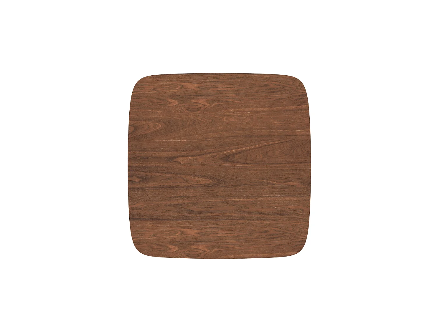 Tavolo quadrato per 4 persone in legno scuro finitura noce 90 cm - Julio