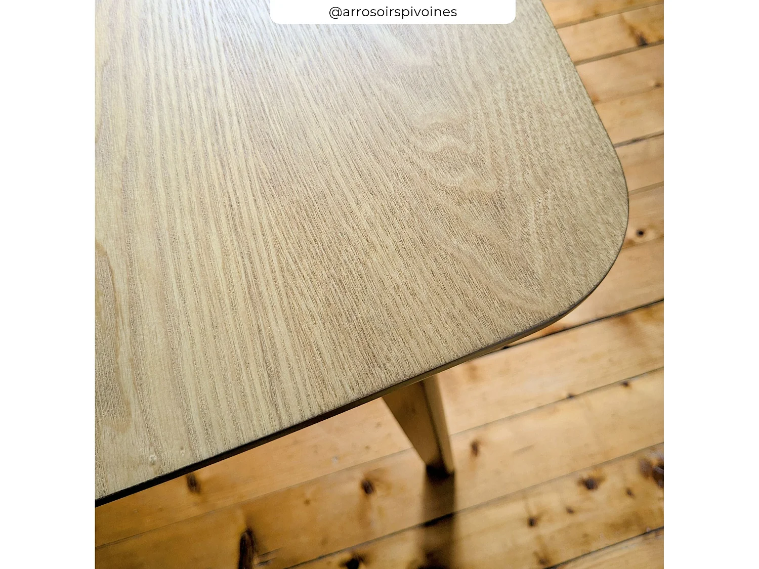 Tavolo rettangolare per 6 persone in legno chiaro 150 cm - Oman