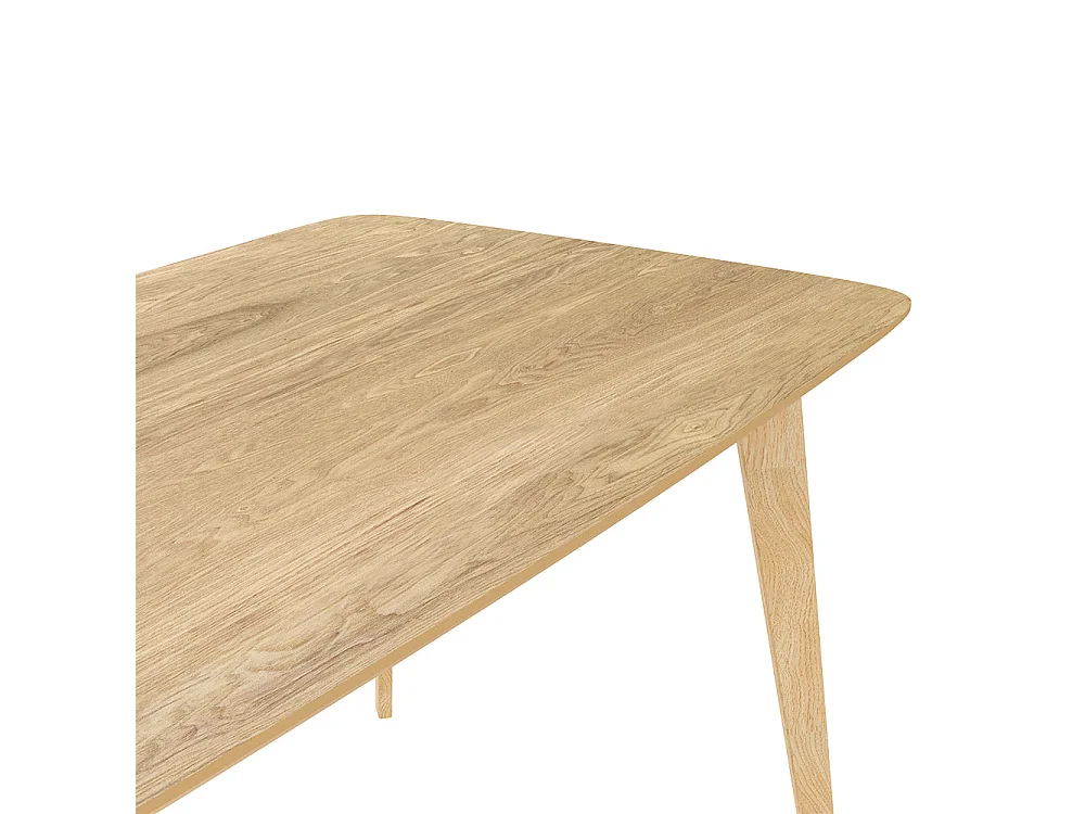 Tavolo rettangolare per 6 persone in legno chiaro 150 cm - Oman