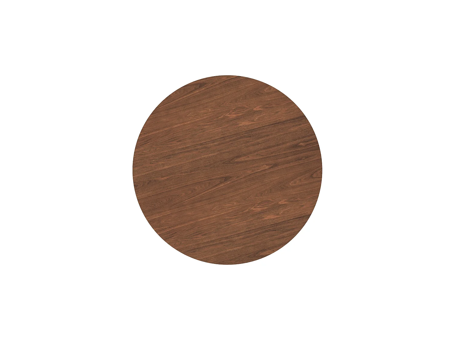 Tavolo rotondo 4 persone in legno scuro D100 cm - Réno