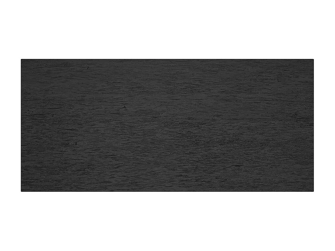 Mesa rectangular 6-8 personas en madera negra 220 cm - Adok
