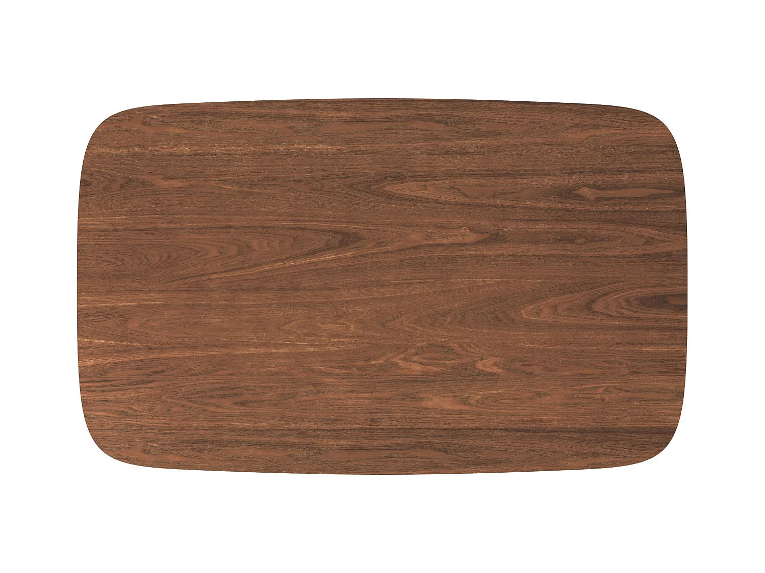Table rectangulaire Oman 4 personnes en bois foncé 120 cm - Oman