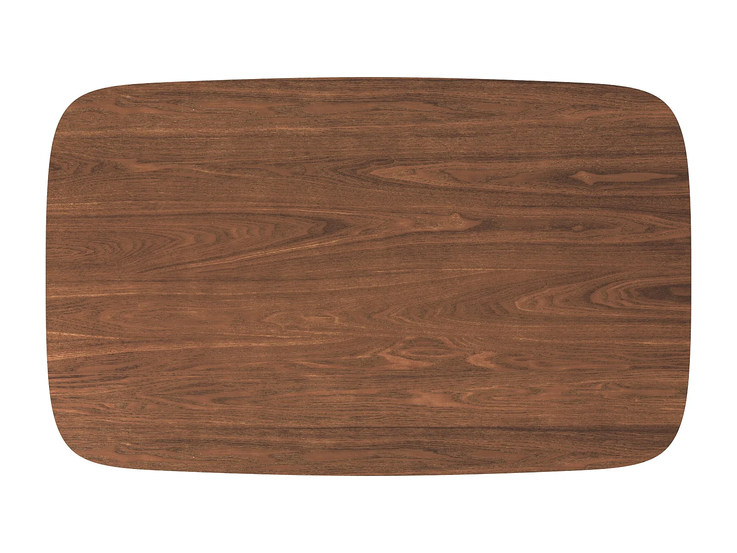 Table rectangulaire Oman 4 personnes en bois foncé 120 cm - Oman