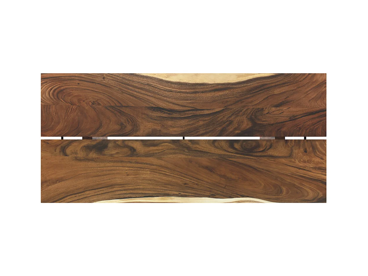 Table rectangulaire 8 personnes en bois de suar 220 cm - Tanah