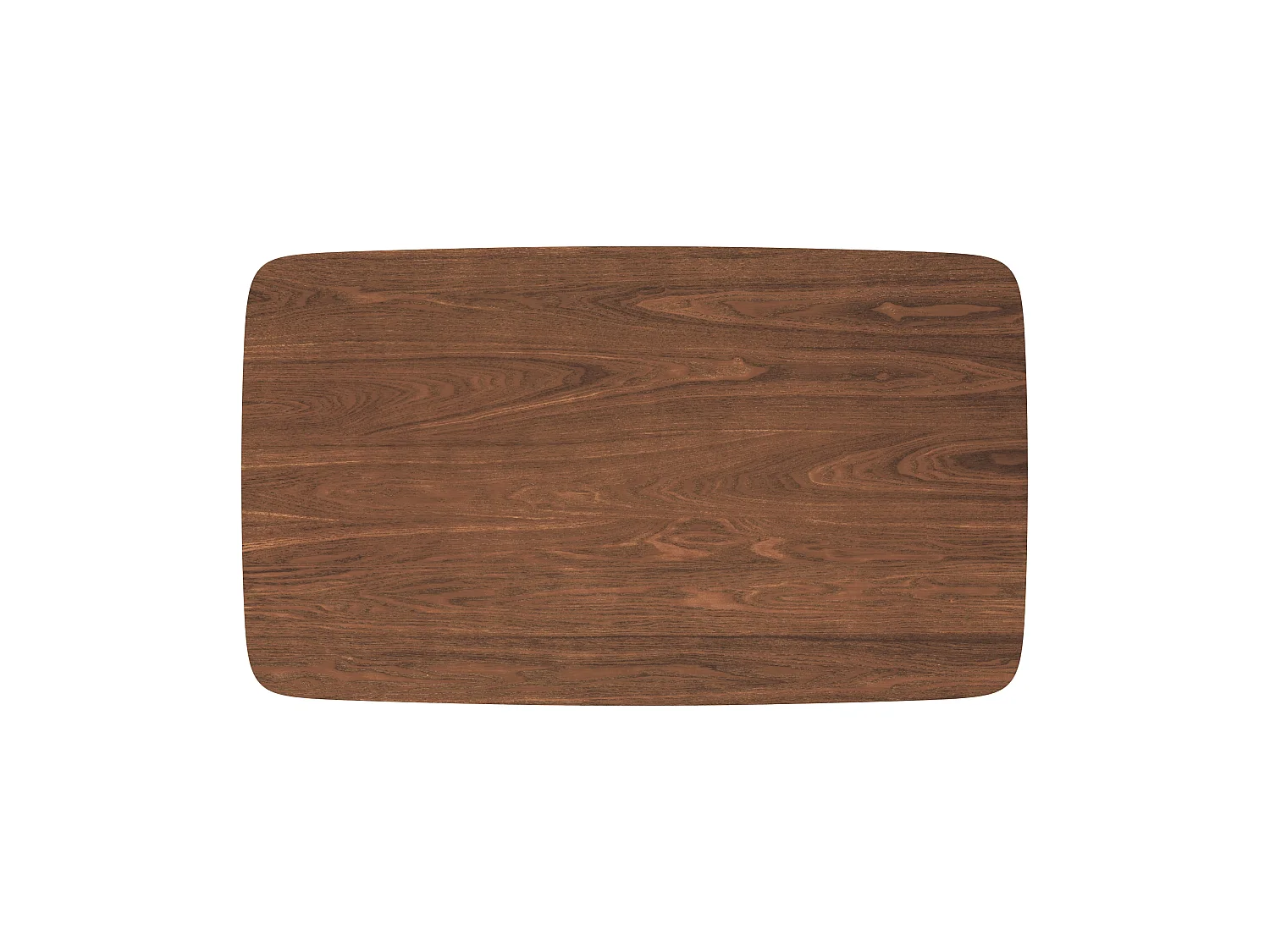 Mesa de comedor rectangular de madera oscura, 6 personas - Oman