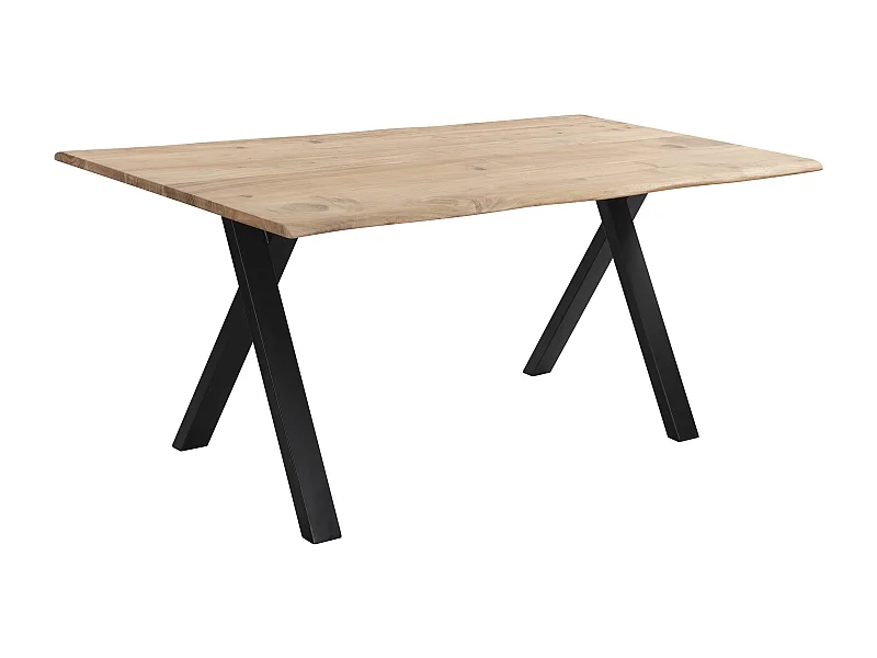 Mesa de comedor rectangular de madera, 6-8 personas - Kansas