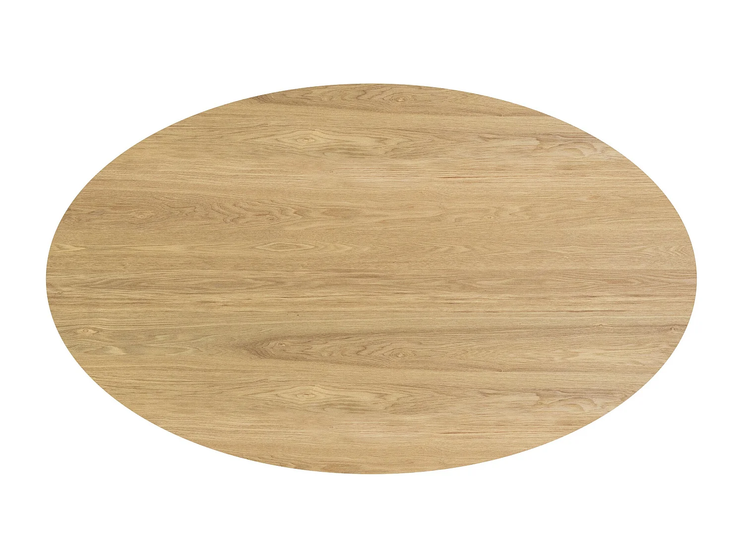 Mesa de comedor ovalada 150 cm en madera clara - Eddy