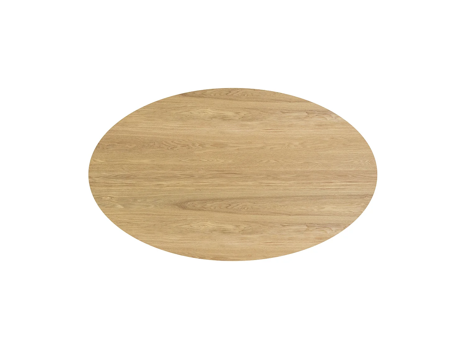 Mesa de comedor ovalada 150 cm en madera clara - Eddy