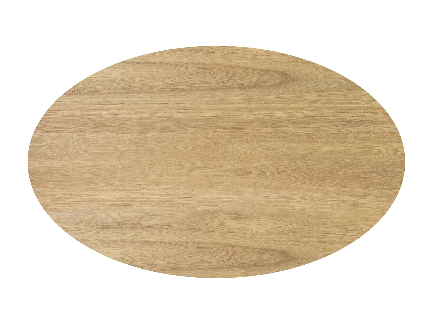 Mesa ovalada para 4 personas de madera clara 130 cm - Eddy