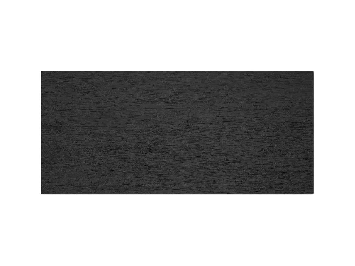 Mesa rectangular para 10 personas en madera negra 240 cm - Marvel
