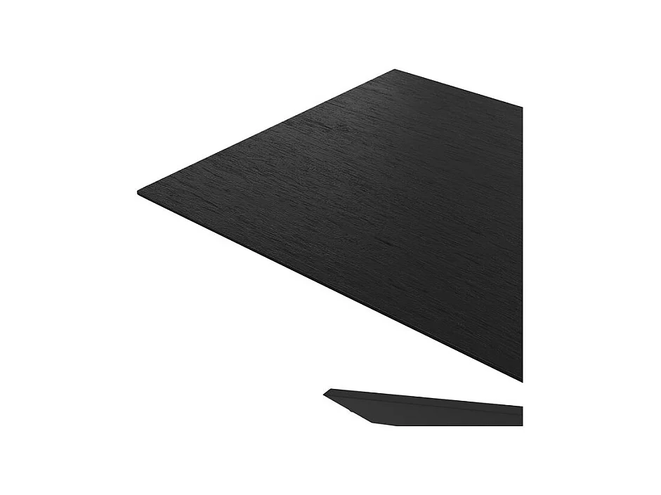Mesa rectangular para 10 personas en madera negra 240 cm - Marvel