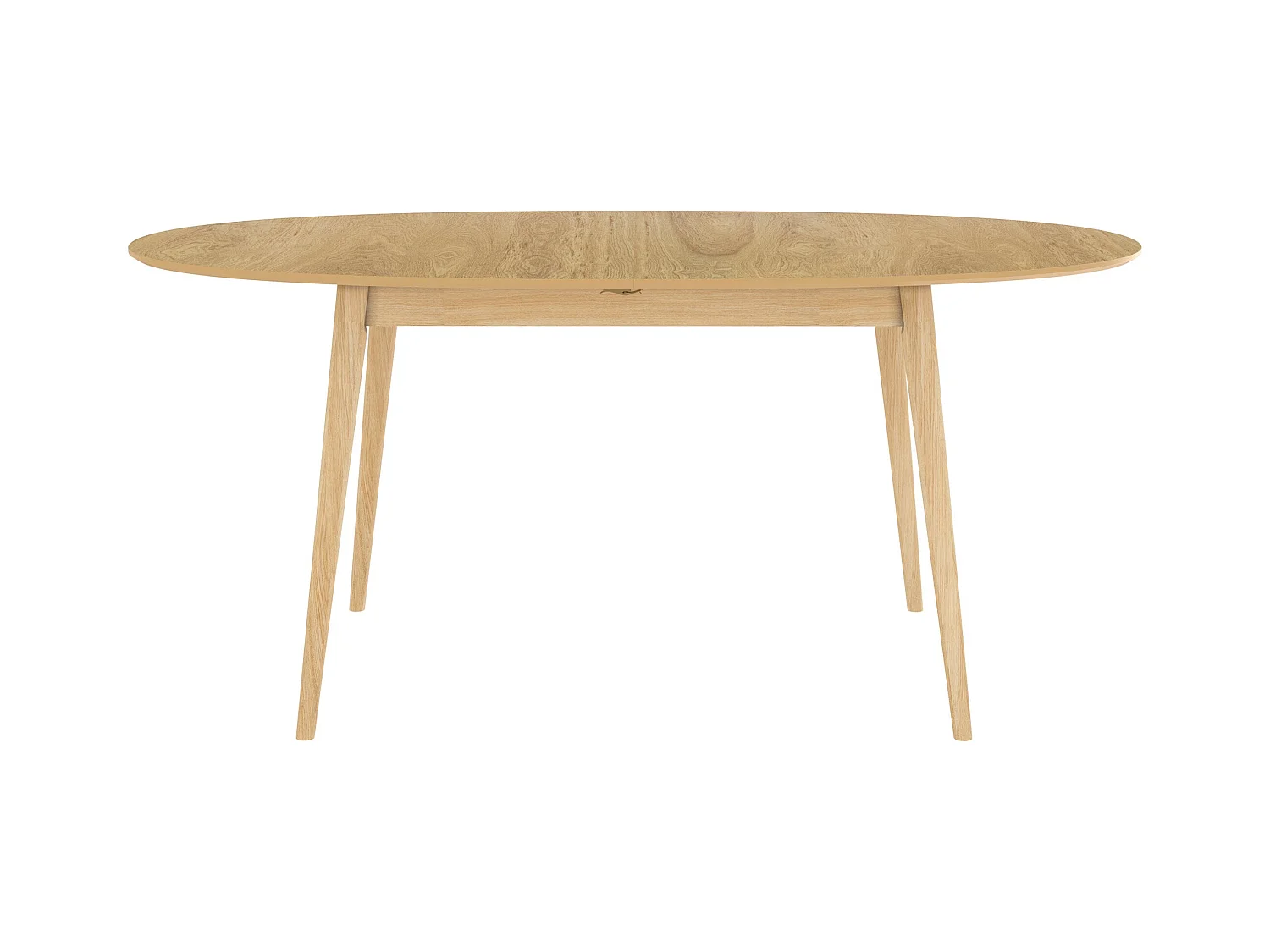 Table ovale 6/8 personnes extensible en bois clair 170/200 cm - Eddy