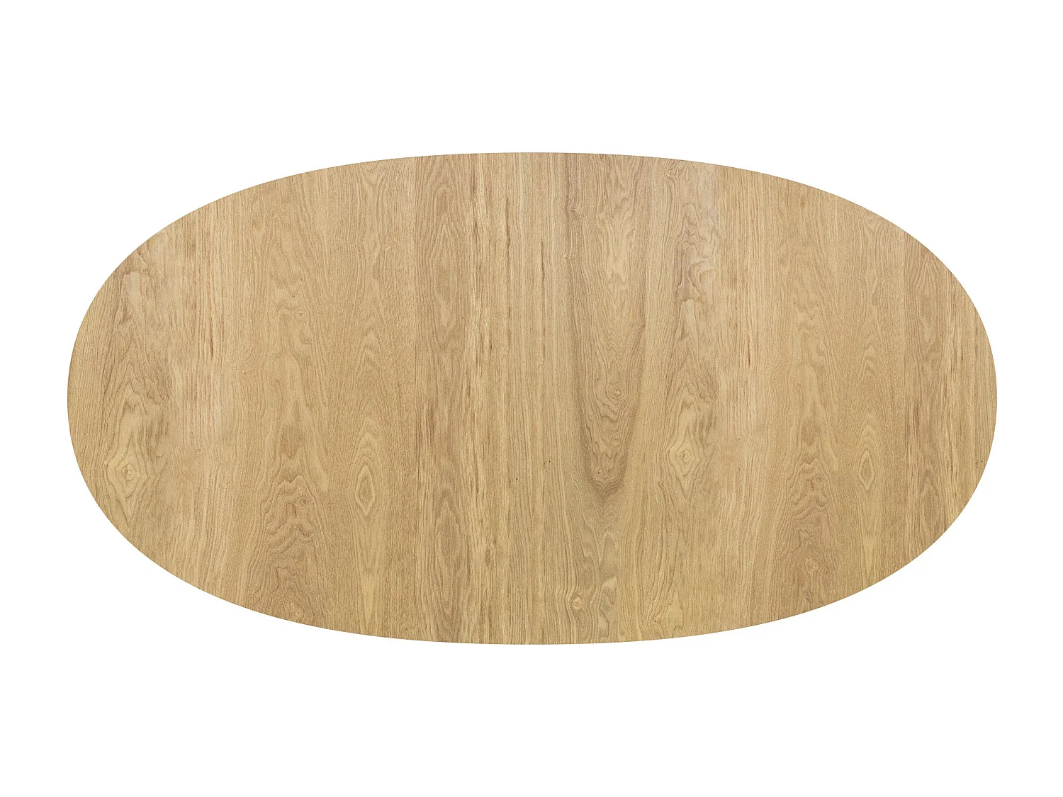 Mesa ovalada extensible de 6/8 personas en madera clara de 170/200 cm - Eddy