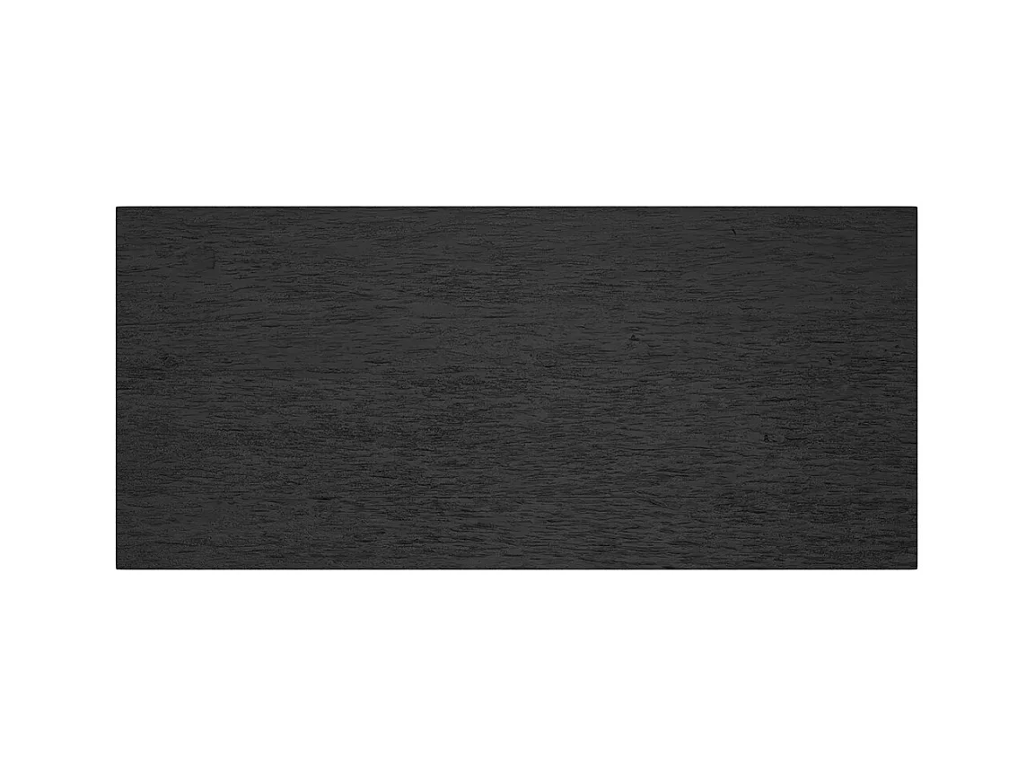 Tavolo rettangolare 6-8 persone in legno nero 220 cm - Marvel
