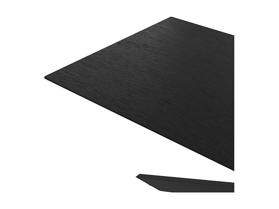 Tavolo rettangolare 6-8 persone in legno nero 220 cm - Marvel